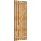 Ekena Millwork Spaced Board-n-Batten Shutters w/Z-Bar, Rough Sawn Western Red Cedar, 34 3/4W x 76H, PR RBS06Z35X076RWR - alternate 2